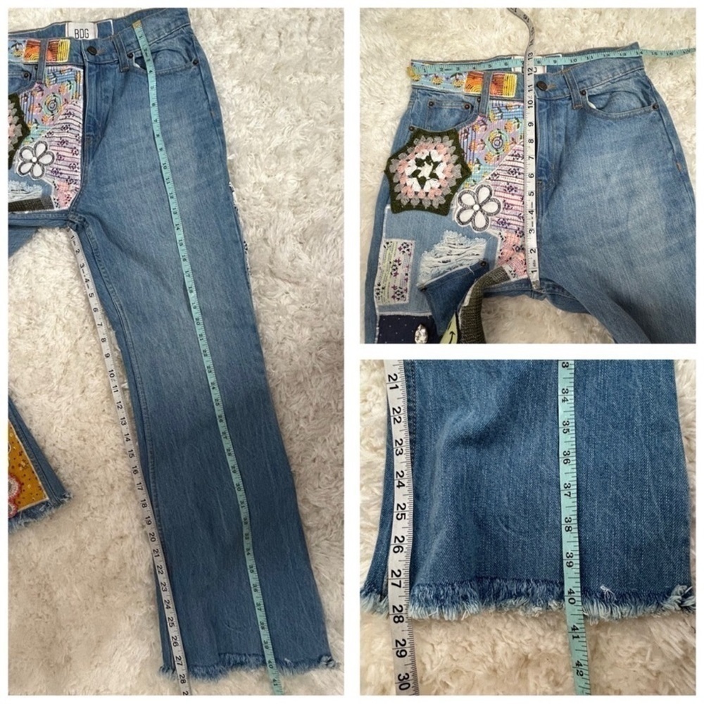 BDG High-Waisted Flare Jeans Indigo Craft NWT - Picture 16 of 16